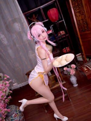 Zhou Ji là một con thỏ dễ thương số 030 Cheongsam Sony