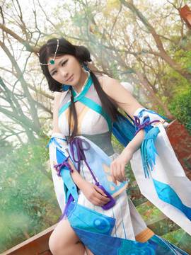 "Trò chơi di động Onmyoji" Tám trăm Bhikkhuni c o s p l a y