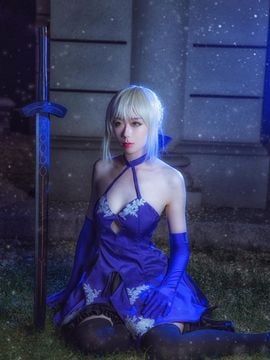 "Fate Stay Night" Saber Dress C o S P L A Y