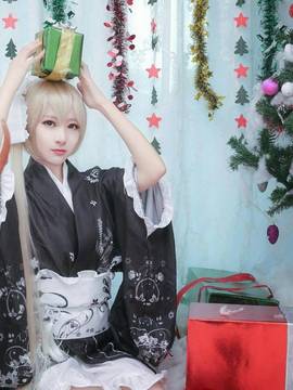"Bầu trời của số phận" Kimono ngắn của Haruhigano