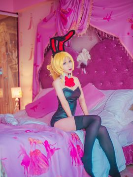 "Love Live" Arase eri Single Bunny Girl Fan c o s p l a y