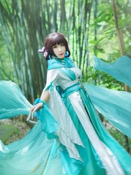 "Thanh kiếm Net 3" Changgemen Qinluo c o s p l a y