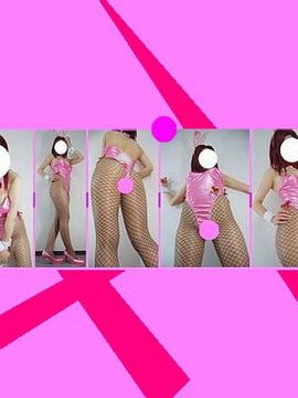 [Kurumint] Sexy Fishnet quần bó Bunny ☆ COS COS
