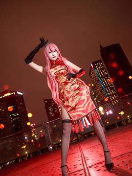 Phòng khiêu vũ "Vocaloid" vào cuối thế kỷ Luka Hongyu Cheongsam c o s p l a y