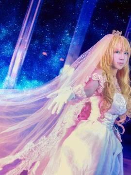 "Macross f" Galaxy Fairy Sherylnome Váy cưới C o S P L A Y