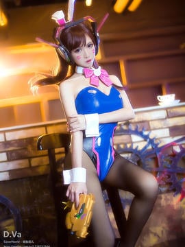 Overwatch D.Va Bunny C o s p l a y