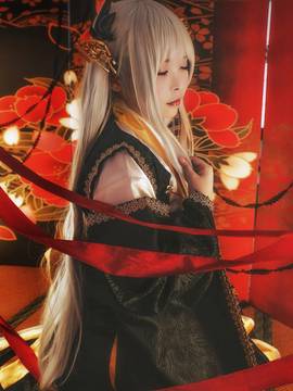 "Fate Grand Order" Kissing máu đen của Qing Ji C O S P L A Y