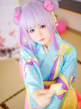 "Người giúp việc rồng của gia đình Kobayashi" Kangna Kimono c o s p l a y