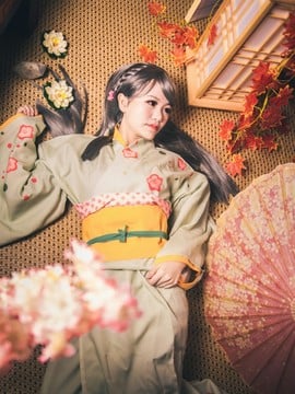 "Thần tượng bậc thầy Cinderella cô gái" Kohayawa Sae Kimono c o s p l a y
