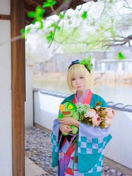 "The Magician of Qing's Emi" du Shan Shi Huimei Kimono C O S P L A Y