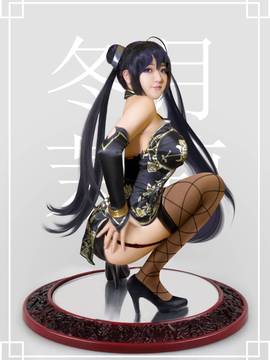 "Funsaki Tsukizumi Cheongsam Girl" Dongyue Jasmine Black Cheongsam C O S P L A Y