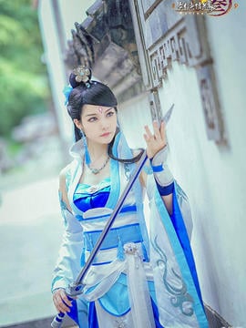 "Kiếm kiếm tình yêu trực tuyến phiên bản 3" Haoqi League Lin Keren C o s p l a y