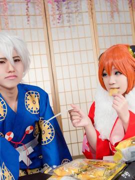 "Gintama" chúc mọi người một năm mới hạnh phúc!