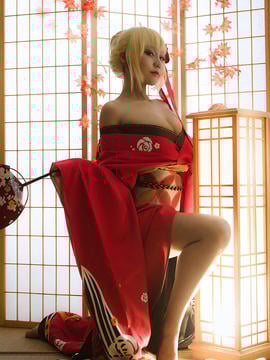 "Fate Grand Order" Nero Kimono C O S P L A Y