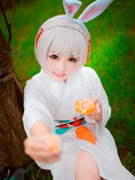 "Onmyoji" Yamara Rabbit Kimono c o s p l a y