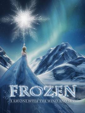 "Frozen" Elsa Princess Dress C o s p l a y